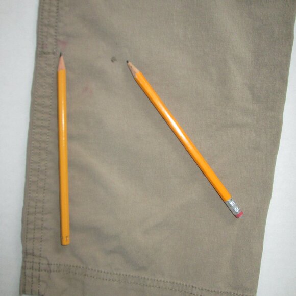 Marmot Women's Hiking Outdoor Pants Khaki Cotton Nylon Stretch Roll Up Cuff sz 8 - Picture 10 of 11